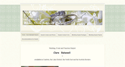 Desktop Screenshot of clarebakewellharpist.co.uk